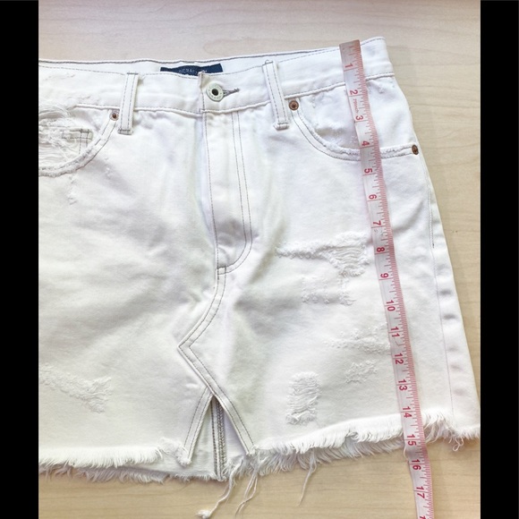 LUCKY BRAND OLD FAVORITE MINI Skirt Split front - Picture 5 of 8